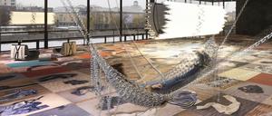 Perspektivwechsel. Monica Bonvicini baute einen „Upper Floor“ in den Mies van der Rohe-Bau als Podest ein.