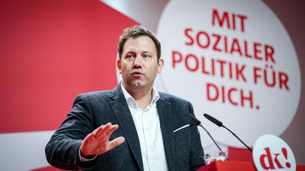 Lars Klingbeil, SPD-Bundesvorsitzender, beim SPD-Debattenkonvent.