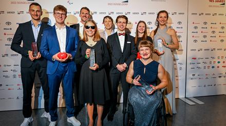 Die Para-Sportler*innen des Jahres bei der Gala in Düsseldorf.