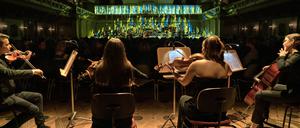 Das Auftakt-Streichquartett spielt Bach
