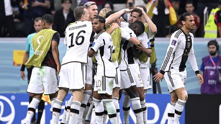 Erlösender Jubel. Niclas Füllkrug hat zum 1:1 getroffen.
