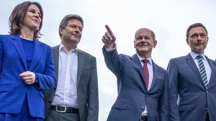 Da war noch Zuversicht in der Welt - und der angehenden Koalition.