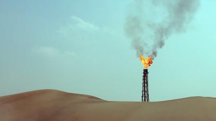 Gasfeld in Katar. 