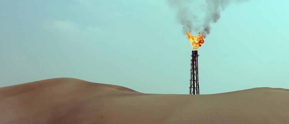 Gasfeld in Katar.