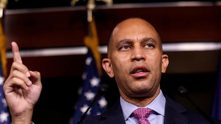 Hakeem Jeffries, Bewerber um die Nachfolge Nancy Pelosis an der Spitze der US-Demokraten im Repräsentantenhaus