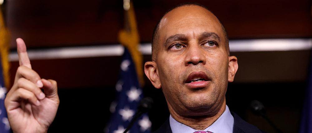 Hakeem Jeffries, Bewerber um die Nachfolge Nancy Pelosis an der Spitze der US-Demokraten im Repräsentantenhaus