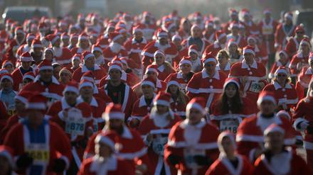 Laufen geht auch rund um Weihnachten.