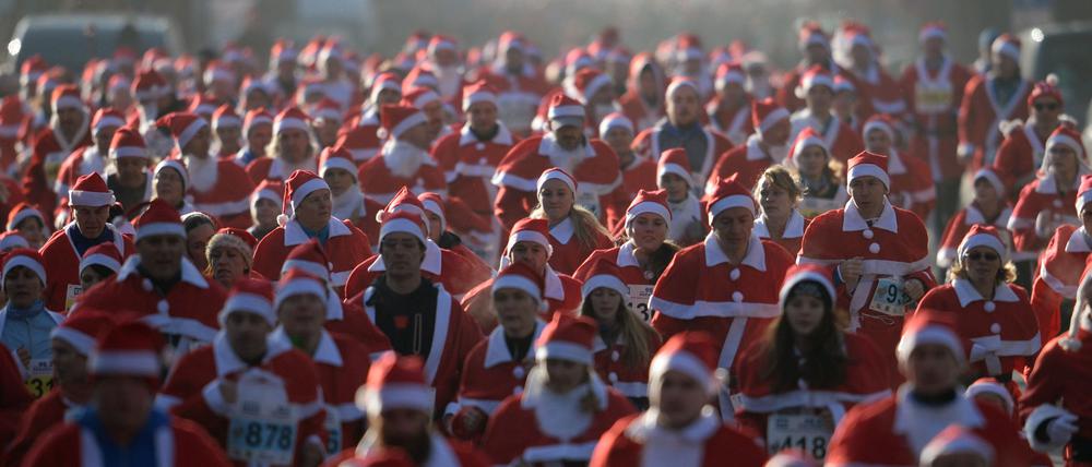 Laufen geht auch rund um Weihnachten.