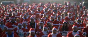 Laufen geht auch rund um Weihnachten.