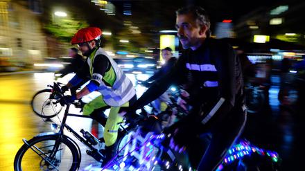 Lichterfahrt für mehr Sicherheit: Am Nikolaustag wird durch Steglitz-Zehlendorf geradelt.