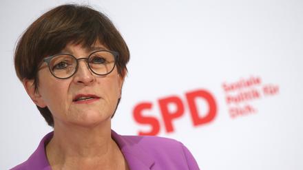 SPD-Chefin Saskia Esken