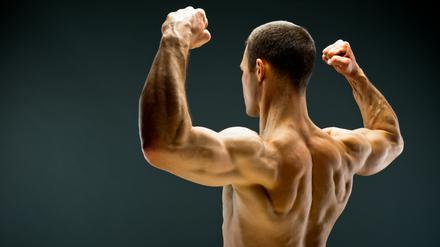 Ein muskulöser Körper gilt als männlich und gesund.