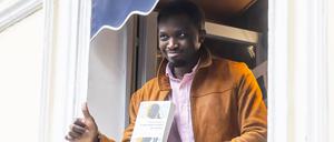 Der senegalesische Schriftsteller Mohamed Mbougar Sarr