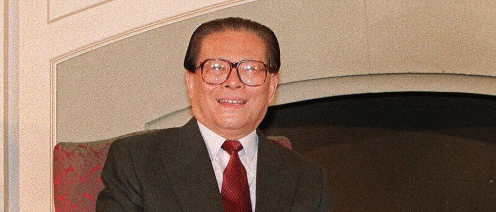 Jiang Zemin mit US-Präsident Bill Clinton (Archivbild)