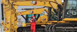 Legte innerhalb Jahresfrist um 20 Prozent: Der Baumaschinenhersteller Caterpillar.