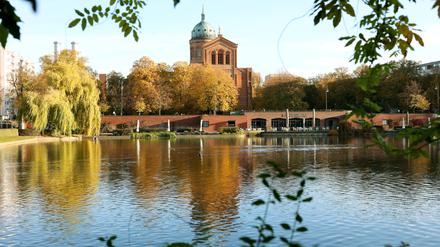 Das Engelbecken in Berlin-Kreuzberg im Oktober 2022.