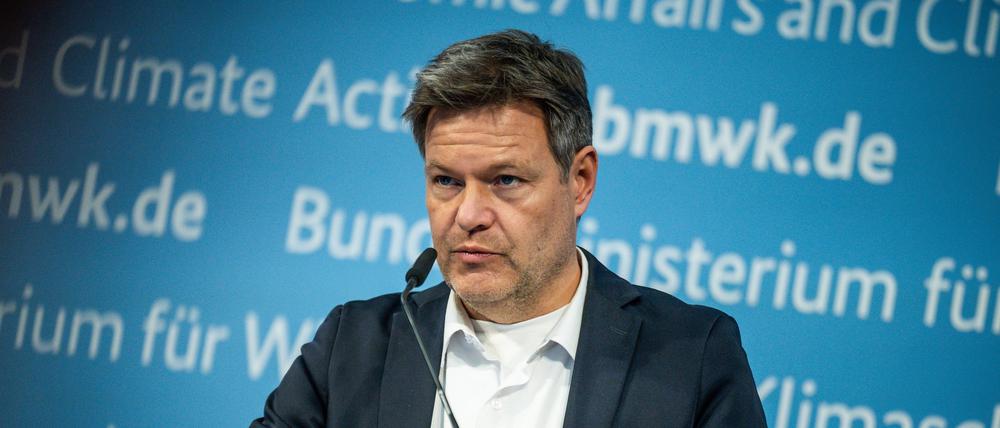 Wirtschaftsminister Robert Habeck spricht von einem wichtigen Schritt für mehr Klimaschutz.