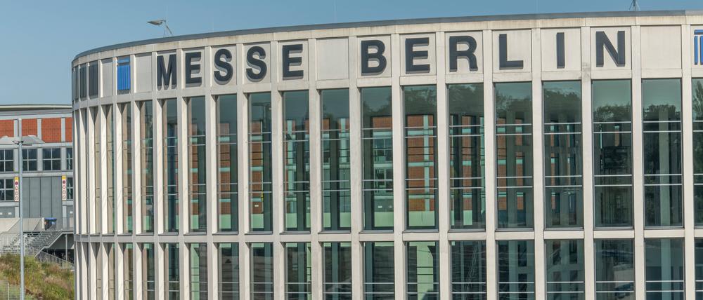 Messe Berlin, Eingang Süd, Jaffestraße, Westend, Berlin, Deutschland *** Messe Berlin, Entrance South, Jaffestraße, Westend, Berlin, Germany