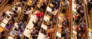 Studenten im Hörsaal.