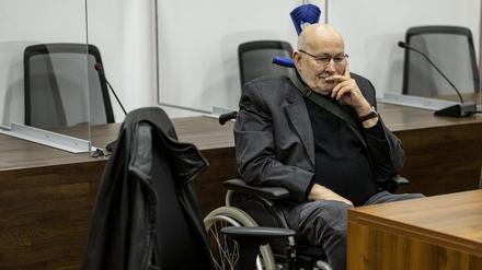 Horst Mahler steht seit Ende November 2022 in Potsdam vor Gericht.