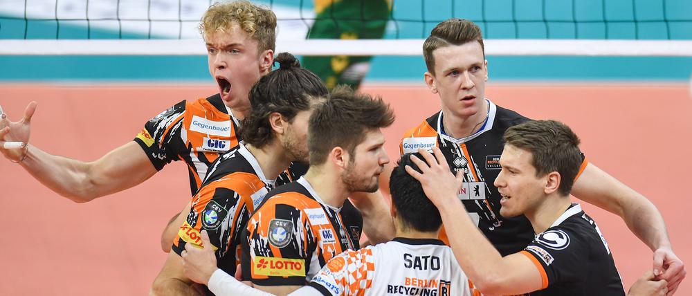 Gegen Zawiercie gelang den BR Volleys ein 3:1-Sieg. 
