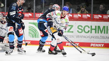 Brendan Guhle feierte ein ernüchterndes DEL-Debüt in Schwenningen.