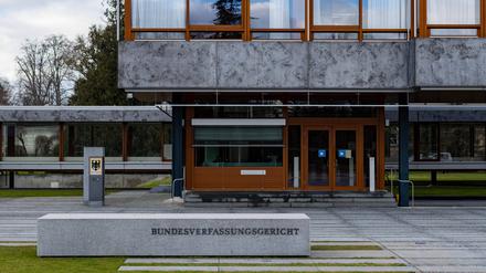 Das Bundesverfassungsgericht in Karlsruhe.