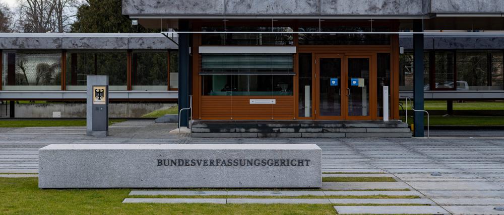 Das Bundesverfassungsgericht in Karlsruhe.