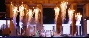 Silvestershow Celebrate at the Gate – Willkommen 2022 am Brandenburger Tor. 