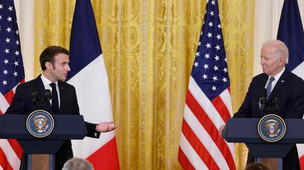 Macron kritisierte das amerikanische Gesetzespaket.