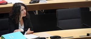 Bettina Jarasch (Grüne), Umweltsenatorin von Berlin, im Berliner Abgeordnetenhaus.