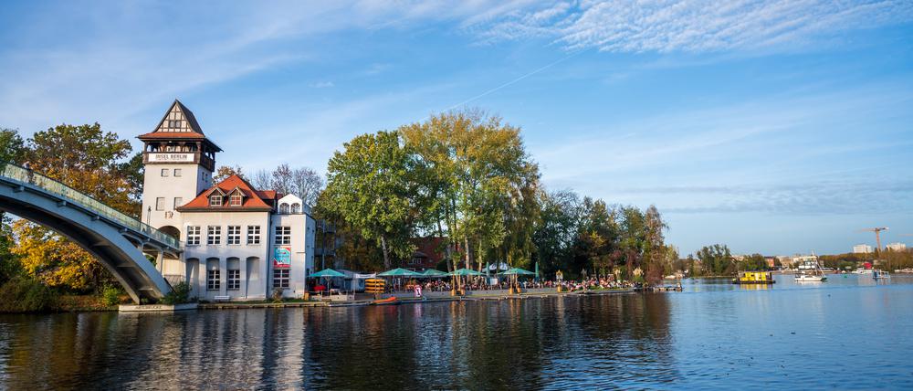 Blick auf die Insel der Jugend.