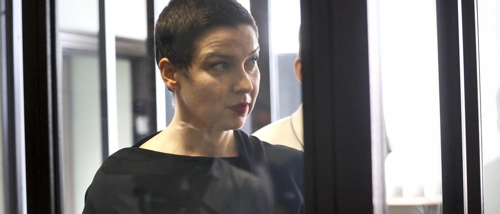  Die zu einer langen Haftstrafe verurteilte Kolesnikowa hat die Intensivstation ihres Gefängnisses wieder verlassen. 