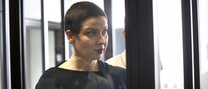 Die zu einer langen Haftstrafe verurteilte Kolesnikowa hat die Intensivstation ihres Gefängnisses wieder verlassen.