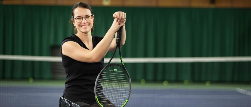 Britta Wend trainiert auf die Paralympics 2024 in Paris hin.