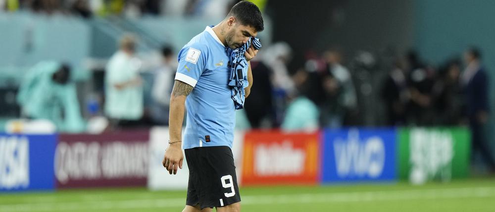Das war es. Luis Suárez tritt am Freitagabend von der Weltbühne ab. 