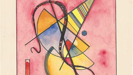 Das Werk ohne Titel aus dem Jahr 1928 von Kandinsky soll laut der polnischen Regierung 1984 aus dem Warschauer Museum gestohlen worden sein (© Grisebach GmbH).