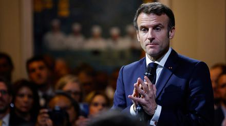 Emmanuel Macron bei einem Besuch in den USA.