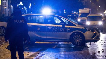 Streifenwagen der Berliner Polizei. 