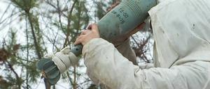 Waffentraining am 2. Dezember 2022 in Sankt Petersburg