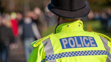 Ein britischer Polizist