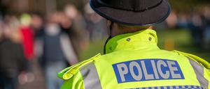 Ein britischer Polizist