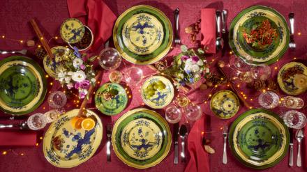 Mit zehn Farben ist das Geschirr „Oriente Italiano“ (ab 120 Euro) von Ginori 1735 variantenreich.