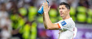 Das war es dann wohl. Lewandowski nach dem Spiel gegen Frankreich.