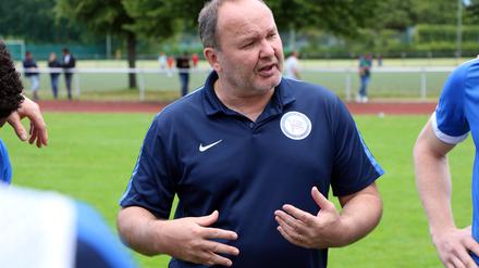 Mario Reichel, hier als Trainer des SV Tasmania.