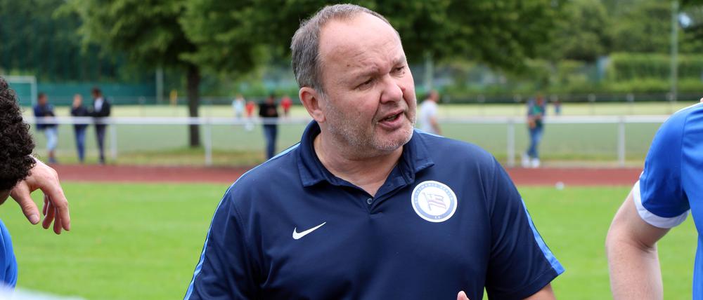 Mario Reichel, hier als Trainer des SV Tasmania.