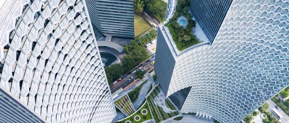 © OMA Ole Scheeren »The Interlace«, Foto: Iwan Baan