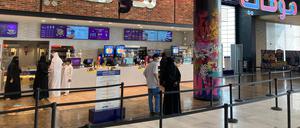 Ein Kino der Muvi Cinemas in Riad, der ersten landeseigenen Kino-Marke in Saudi-Arabien. 