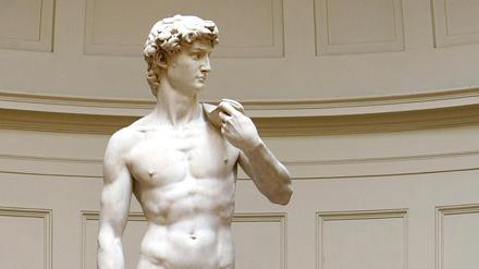 Die berühmte Statue des „David“. 