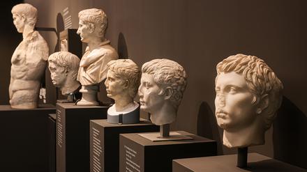 Ein Herrscher, viele Büsten. Blick in die Ausstellung.